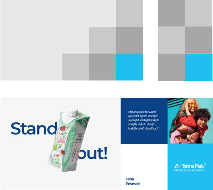 Tile grid derived from the box element, used for multi-image storytelling across screen sizes